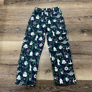 Hanna Andersson Star Wars Christmas holiday flannel pajamas pj pants 8 130 cm